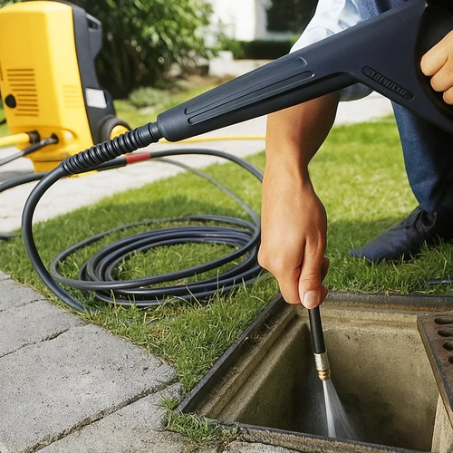Tlaková hadice 20m na čištění potrubí a kanalizace