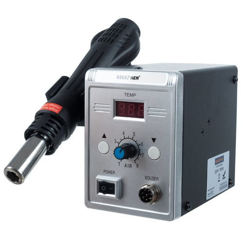 Horkovzdušná pájecí stanice 700W s LCD displejem