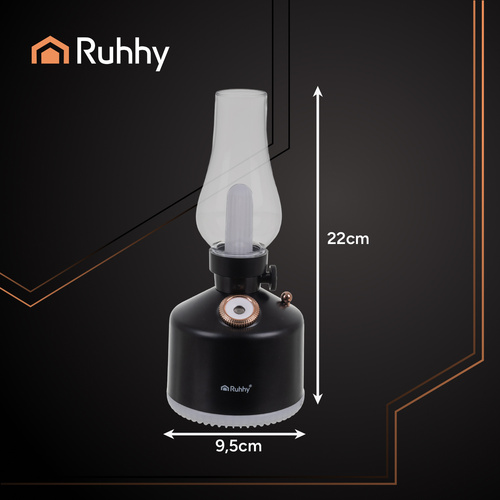 Retro  zvlhčovač vzduchu AIVE s difuzérem a 14 RGB LED - noční světlo 2v1