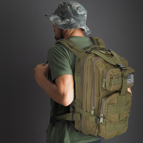 Vojenský taktický batoh 26L s MOLLE systémem a hydratačním systémem