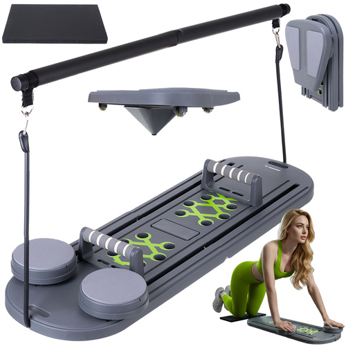 Multifunkční deska 97×35 cm s úchyty pro pilates, jógu a posilování doma